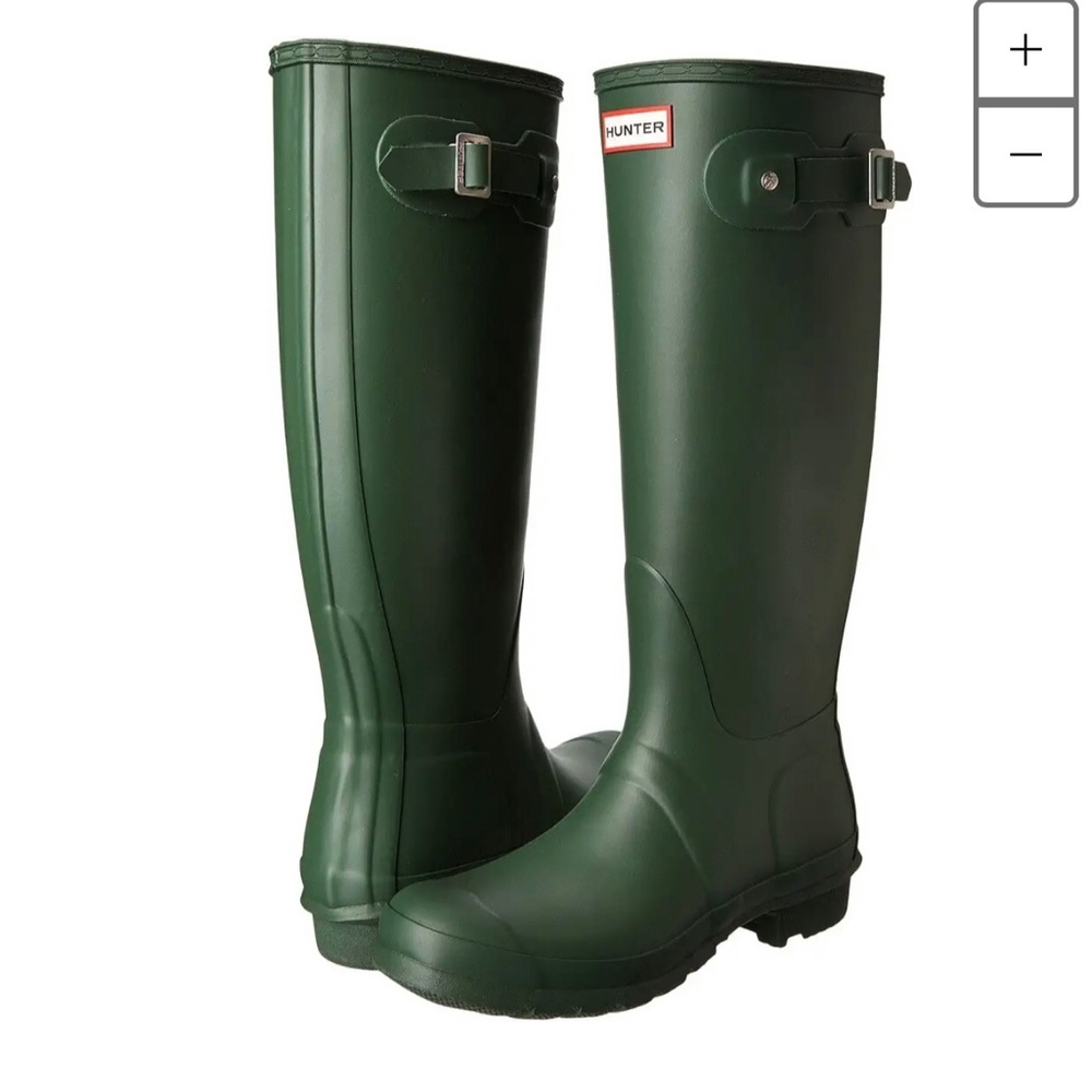 Hunter Women's Tall Rain Boots in Dark Green